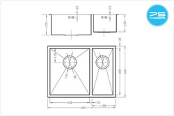 Zenuno 340/180u Stainless Steel Sink